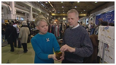 Tauno kirppiksellä (copyright YLE/videokuvaa)